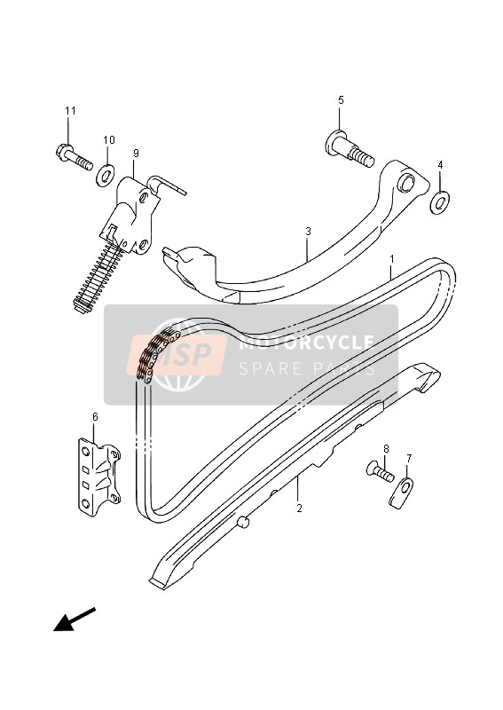 Suzuki AN650Z BURGMAN EXECUTIVE 2016 Cam Chain for a 2016 Suzuki AN650Z BURGMAN EXECUTIVE